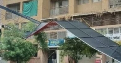अहमदाबाद दुर्घटना: होर्डिंग लगाते समय 7वीं मंजिल से गिरे 10 श्रमिक, दो की मौत